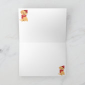 ゴールデンレトリーブクリスマス シーズンカード (内部)