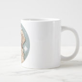 ゴールデンレトリーブクリスマス ジャンボコーヒーマグカップ (右)