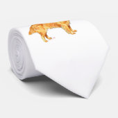 ゴールデンレトリーブクリスマス ネクタイ (ロール)