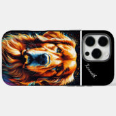 ゴールデンレトリーブクローズアップ鮮やかポートレート Case-Mate iPhoneケース (裏面 (横))