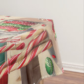 ゴールデンレトリーブホリデーベーキング:フェスティバルクリスマス テーブルクロス (インサイチュ)