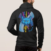 ゴールデンレピアフード付きスウェットシャツ パーカ (裏面)