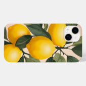 ゴールデンレモンズオングリーン Case-Mate iPhoneケース (裏面 (横))