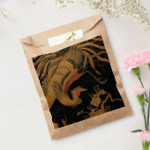 ゴールデンロスターバード日本のクラシックアンティーク フェイバーバッグ (封をした状態)