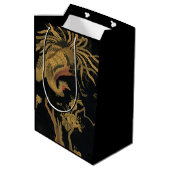 ゴールデンロスターバード日本のクラシックアンティーク ミディアムペーパーバッグ (裏面アングル)