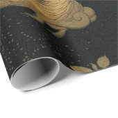 ゴールデンロスターバード日本のクラシックアンティーク ラッピングペーパー (ロールコーナー)