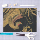 ゴールデンロスターバード日本のクラシックアンティーク 薄葉紙 (クラフト)