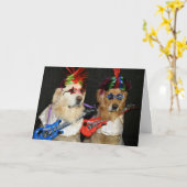 ゴールデンロックスター誕生日 カード (黄色い花)