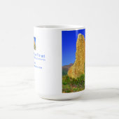 ゴールデンロックマグ自然アート美しい コーヒーマグカップ (中央)