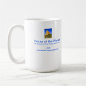 ゴールデンロックマグ自然アート美しい コーヒーマグカップ (左)