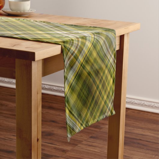 ゴールデンロッドとデイジーイエローとグリーンプライド ショートテーブルランナー (インサイチュ)