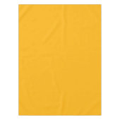 ゴールデンロッドイエローオータム秋無地のカラー テーブルクロス (正面)