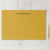 ゴールデンロッドカラー平野エレガントなプロフェッショナル現代 ペーパーパッド (インサイチュ)