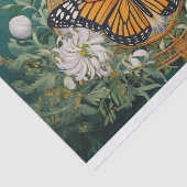 ゴールデンロッドダリア（昆虫）オオカバマダラ、モナークメダリオンリッチグリーン 薄葉紙 (詳細)