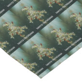 ゴールデンロッド&ソンバーズクリスマスグリーティング ショートテーブルランナー (コーナー)