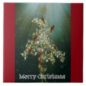 ゴールデンロッド&ソンバーズクリスマスグリーティング タイル (正面)