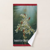 ゴールデンロッド&ソンバーズクリスマスグリーティング バスタオルセット (ハンドタオル)