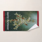 ゴールデンロッド&ソンバーズクリスマスグリーティング バスタオルセット (ハンドタオル)