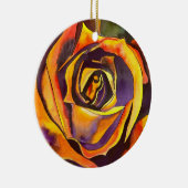 ゴールデンローズアート セラミックオーナメント (右)