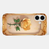 ゴールデンローズアート Case-Mate iPhoneケース (裏面 (横))