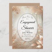 ゴールデンローズウッドエンチャントフォレスト婚約シャワー