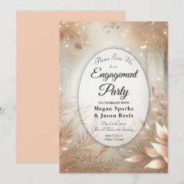 ゴールデンローズウッドエンチャントフォレスト婚約パーティ 招待状