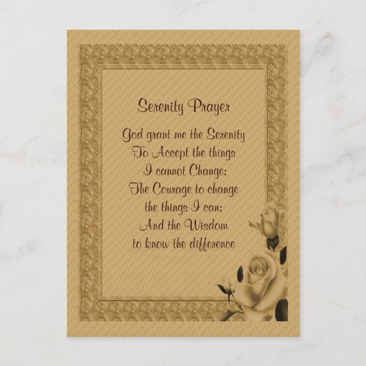 ゴールデンローズバッドのセレニティプレイヤーポストカード ポストカード (正面)