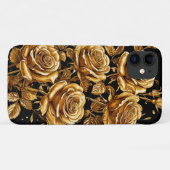 ✨ ゴールデンローズラディアンスアレンジメント 💛 ラグジュアリー Case-Mate iPhoneケース (裏面(横))
