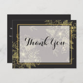 ゴールデンローズ ありがとう ポストカード (正面/裏面)