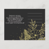 ゴールデンローズ ありがとう ポストカード (裏面)