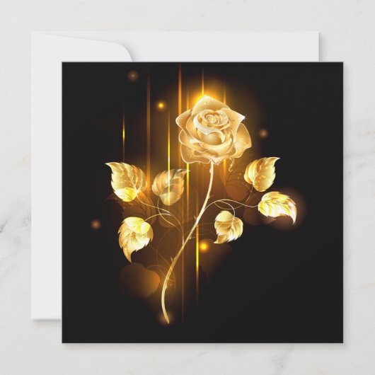 ゴールデンローズ ( gold rose ) 案内状 (正面)