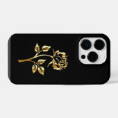 ゴールデンローズ iPhoneケース (裏面横)