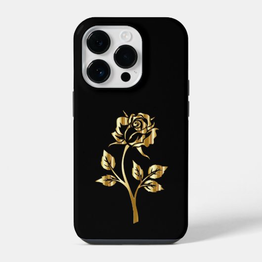 ゴールデンローズ iPhoneケース (裏面)