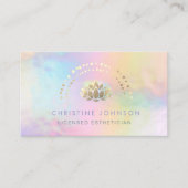 ゴールデンロータスのロゴ 名刺 (正面)