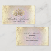 ゴールデンロータスビジネスカード 名刺 (正面/裏面)