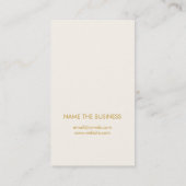 ゴールデンロータスフラワーヨガメディテーション健康スパ 名刺 (裏面)