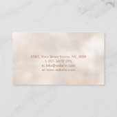 ゴールデンロータス花 名刺 (裏面)