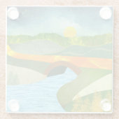 ゴールデンロード ガラスコースター (裏面)