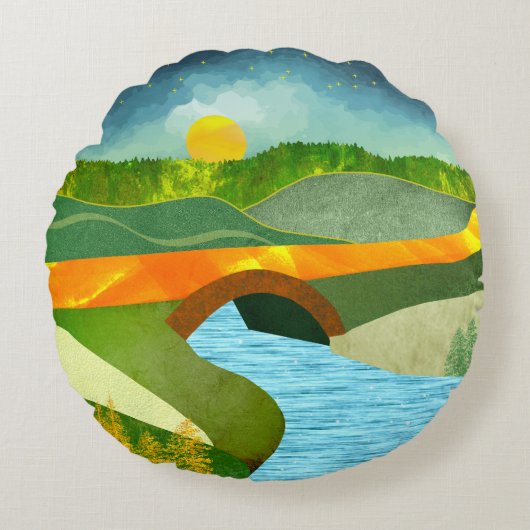 ゴールデンロード ラウンドクッション (正面)