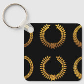 ゴールデンローレルリースキーチェーン キーホルダー (正面)