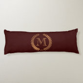 ゴールデンローレルリースモノグラム ボディピロー (裏面)