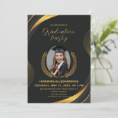 ゴールデンローレルリース卒業パーティー 招待状 (スタンド正面)