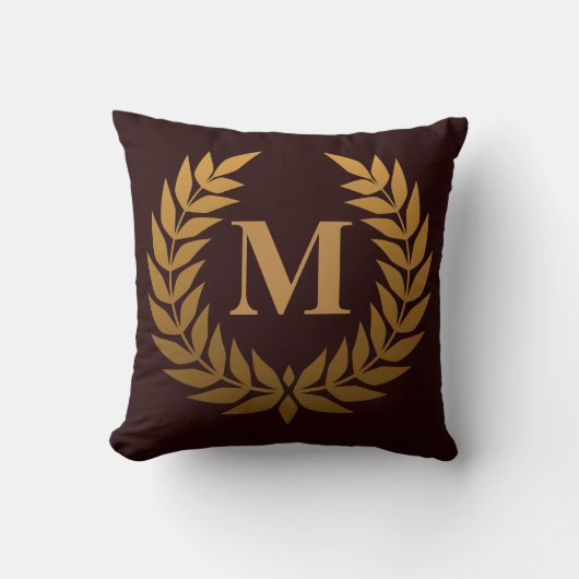 ゴールデンローレルリース クッション (正面)