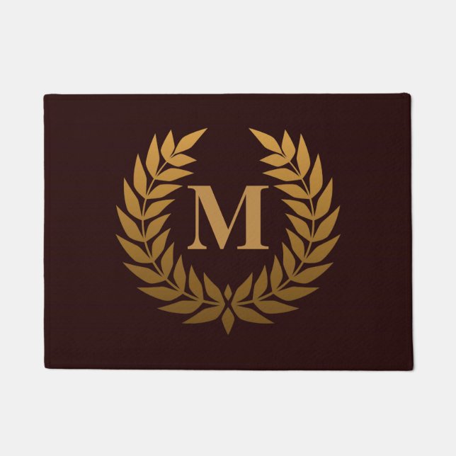 ゴールデンローレルリース ドアマット (正面)