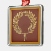 ゴールデンローレルリース メタルオーナメント (左)