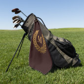 ゴールデンローレルワレザ ゴルフタオル (グリーン)