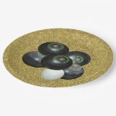 ゴールデンローンボウル、紙パーティープレート ペーパープレート (アングル)