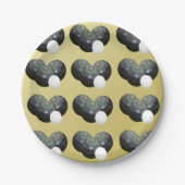 ゴールデンローンボウル、紙パーティープレート ペーパープレート (正面)