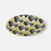 ゴールデンローンボウル、紙パーティープレート ペーパープレート (アングル)