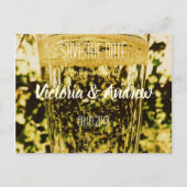 ゴールデンワきらめくイングラス日付ポストカードの保存 案内ポストカード (正面)